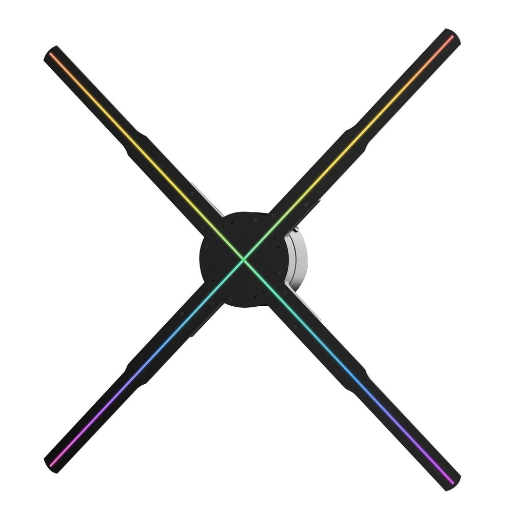 56cm 3D Fan Hologram Projector, Wifi Display Advertising Logo Light, Led Sign Holographic Lamp, Three-Dimensional Projectors High Brightness