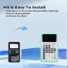 Case for Texas Instruments TI-84 Plus CE Color Graphing Calculator,UYRUREL Premium Silicone Material,Shock-Absorbing and Anti Drop Protection Soft Shell,Mint Green. view 4