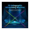 100CM 3D Hologram Projector, Advertise Display Fan, Wifi LED Float Sign Player, Shop Party Halloween Decorate Lamp High Brightness view 3