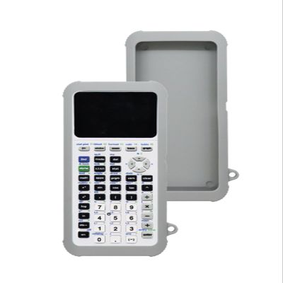 Case for Texas Instruments TI-84 Plus CE Color Graphing Calculator,UYRUREL Premium Silicone Material,Shock-Absorbing and Anti Drop Protection Soft Shell,Gray.