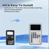 Case for Texas Instruments TI-84 Plus CE Color Graphing Calculator,UYRUREL Premium Silicone Material,Shock-Absorbing and Anti Drop Protection Soft Shell,Gray. view 4