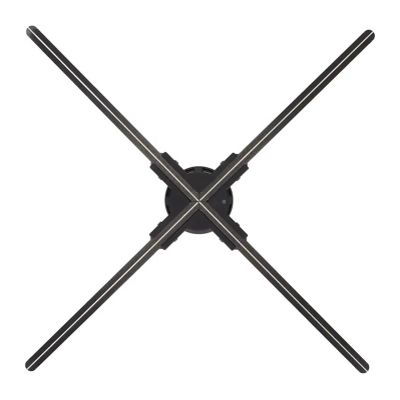 46CM Naked Eye Stereo 3D Holographic LED Fan, 3D Hologram, Hologram Projector Advertising Transparent Display High Brightness