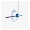 46CM Naked Eye Stereo 3D Holographic LED Fan, 3D Hologram, Hologram Projector Advertising Transparent Display High Brightness view 2