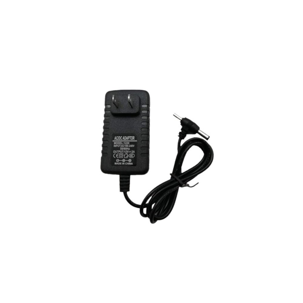 12V2A9V2A Portable DVD EVD Power Adapter Portable DVD Charging T-Head Power Adapter with Light(EU,12V2A)