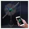 42cm Wifi 3d Hologram Projector Holiday Led Sign For Party Wedding DIY Decoration 3d Hologram Fan Player Christmas Decoration High Brightness view 4