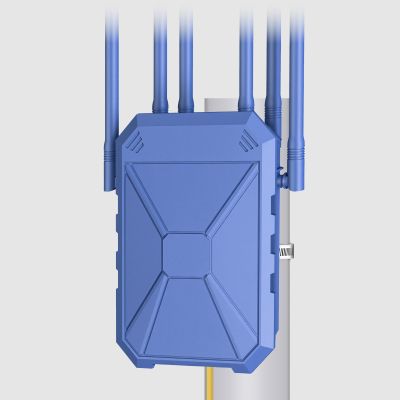 AX3000 WiFi Extender Signal Booster Outdoor WiFi 6 Extender, Long Range Outdoor Wireless Gigabit Access Point, IP67 Weatherproof, PoE Power Supply, for Starlink, Garage, Farm, Yard, RV
