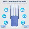 AX3000 WiFi Extender Signal Booster Outdoor WiFi 6 Extender, Long Range Outdoor Wireless Gigabit Access Point, IP67 Weatherproof, PoE Power Supply, for Starlink, Garage, Farm, Yard, RV view 2