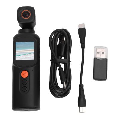EBTOOLS 2K QHD Handheld Action Camera, 1.3 Inch Color, 40X Zoom, 340 Rotation, WiFi Camcorder, Flexible Installation, Noise Cancellation, Ip65 Water Proof, for Cycling