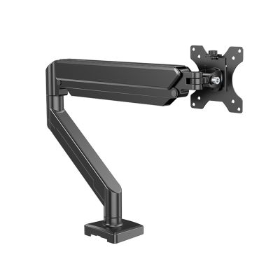 GVMUKNYE Single monitor stand, supports up to 32 inches, each screen load-bearing 19.8 pounds, computer desk stand, adjustable computer stand(Black)