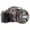COOLPIX P1100 Anti-Scratch Camera Skin Wrap Sticker Vinyl Protective Film Body Protector Coat Decals Cover for Nikon COOLPIX P1100(Graffiti White) view 1