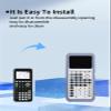 Case for Texas Instruments TI-84 Plus CE Color Graphing Calculator,UYRUREL Premium Silicone Material,Shock-Absorbing and Anti Drop Protection Soft Shell,Lavender Ash. view 4