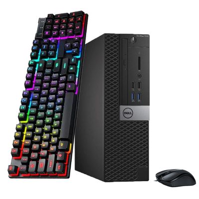 Dell OptiPlex 7040 Small Form Factor PC, Quad Core i5-6500, 8GB RAM, 256GB SSD, WiFi, Bluetooth, Keyboard & Mouse, Windows11 Pro (Renewed)