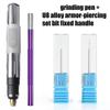 U8 Alloy Sliding Drill Bit and Punch for Removing Stripped Screws Carbide Extractor Bits Compatible for Smartphone Tablet Laptop PCB Repair (4pcs) view 2