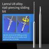 U8 Alloy Sliding Drill Bit and Punch for Removing Stripped Screws Carbide Extractor Bits Compatible for Smartphone Tablet Laptop PCB Repair (4pcs) view 4