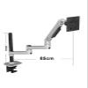 GVMUKNYE V63C-450 Aluminum Alloy Full Motion Lift Extra Long Arm 10-32 Inch LED LCD Monitor Stand Monitor Mounting Bracket(V63CB-450) view 4