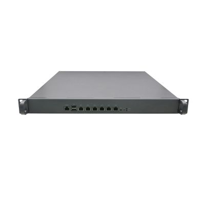 1U Firewall Appliance with Redundancy Power Supply, OPNsense, Untangle, Sophos, Kerio, VPN, I3 9100, RZ09, 6 x 1GbE LAN, 2 x AC Socket, 4G RAM, 128G SSD