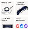 E EYAFA Smart Ring Health Tracker with Display Screen, Sleep Tracker with Heart Rate, Fitness Ring Step Tracker for Activity Monitoring/Steps/Calories,Wireless Charging, for iOS Android (Black, #14) view 4