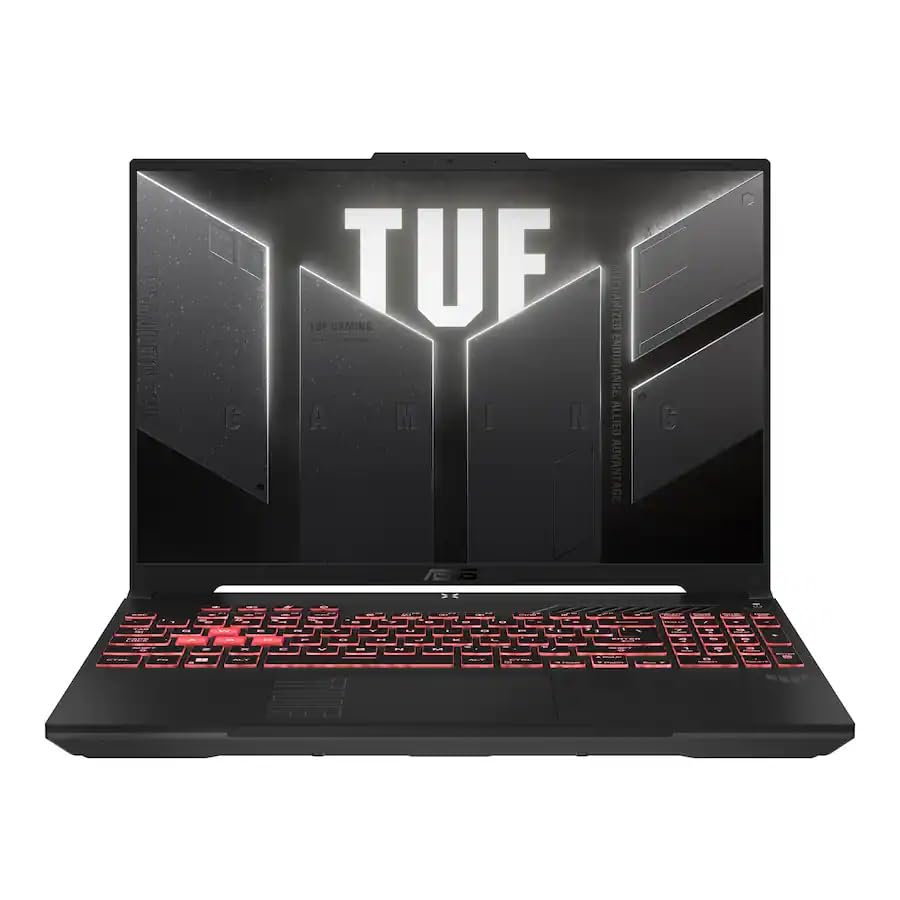 ASUS TUF A16 Gaming Laptop, 2025, 16" 1920x1200 144Hz, AMD 6-Core Ryzen 7 7445HS, NVIDIA GeForce RTX 4050, 32GB DDR5, 1TB SSD, Win11 Home, RGB Backlit KB, Wi-Fi 6, BT 5.3, 720p Camera, Mecha Gray