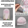 Ittsmnt Arch Backdrop Cover for One Silly Goose Baby Shower Arch Frame Stretchy Cover Pink Plaids Girls 1st Birthday Party Fiesta Decorations (7.2x4ft Cover,78) view 3