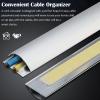 1 1/5in Width Molding Raceway Strip, Self Adhesive Wire Management Cover for Shopping Mall/Computer Room, Paintable Cable Trunking Wire Hider Cover for Protect Cords(C,L x Outer Width 72in x 1.2in) view 4