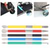 5Pcs CPU Glue Prying Knife Multi Function Disassemble Tool for Phone Repair and PCB Cleaning Carbon Fiber Plastic Aluminum Alloy TE020 view 3