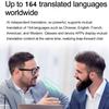 AI Translation Glasses,Smart Glasses for Men & Women with ChatGPT,164-Language & AI Real-time Translation , 7 Day Ultra-Long Standby,UV400 Blue-Light Blocker,Waterproof,Voice-Assistant AI Glasses view 3