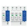 AC SPD 1P+NPE 3P+ 50KA T1 T2 385V 275V House Lightning Surge Protector Protective Solar Low-Voltage Arrester Device Din Rail(2P,AC 385V) view 1