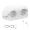 Cord Organizer - A Versatile Silicone Holder and Pen Clip, Perfect as a Multipurpose Wire Keeper for desks, School classrooms, Walls, and nightstands. view 3