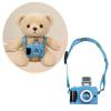 Whltzf Multifunctional Miniature Camera Keychain Smiling Flashlight Resin Decoration Portable Compact For Office Travel Plast view 2