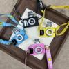 Whltzf Multifunctional Miniature Camera Keychain Smiling Flashlight Resin Decoration Portable Compact For Office Travel Plast view 3