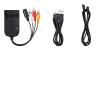LINGQE R/CA S-Video to HDMI Video Adaptor Converter with USB Cord for HDTV DVD to/AV to(USB svideo Cable) view 1