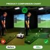 Golf Simulator Projector Enclosure - Floor Mounted with Cooling Fan, Durable Steel Frame, Clear Viewing Panel & Turf Top for Home Indoor Golf Sim Protection view 4