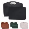 The 2-Piece Set:Sophisticated Business Waterproof Leather Laptop & Tote Set,Thickened laptop handbag,the Set for Women Men (Black) view 1