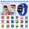 Dolwenqi Smart Watch for Kids with 40 Games Video Camera Music Pedometer Flashlight Alarms 12/24 hr HD Touch Screen Kids Watch 2 Extra Bands Birthday Gift for Boys Girls Ages 4-12 Years Old(Blue) view 2