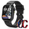 Dolwenqi Smart Watch for Kids, Smart Watch Boys Toys with 40 Games Camera Video Recorder Music Alarm Learn Card Audiostory Flashlight Pedometer 2 Extra Bands Gift Toys for 3-12 Years Old Boys(Black) view 1