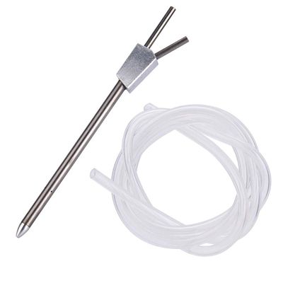 Airspeed Sensor Pitot Tube Differential Air Speedometer Metal Durable Silicone Tube for Flight Control and Airspeed Measurement