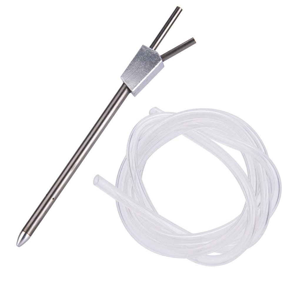 Airspeed Sensor Pitot Tube Differential Air Speedometer Metal Durable Silicone Tube for Flight Control and Airspeed Measurement
