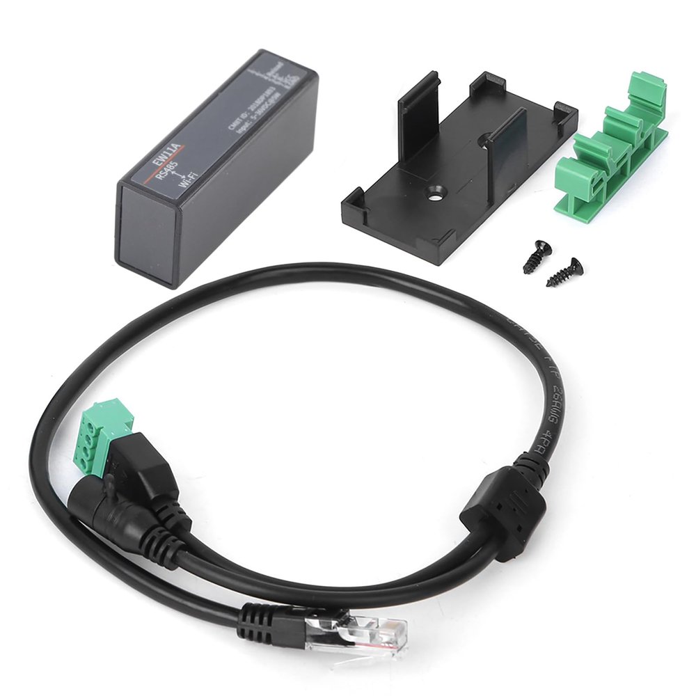 Jauarta RS485 to WiFi Serial Server Builtin Antenna Wireless Communication Module RJ45 Interface