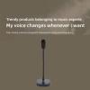 ASHATA Handheld Microphone Voice Changer, Computer Microphone with 16 Sound Effects Type C USB 3.5mm Voice Disguiser, for Online Chatting Home Studio Podcasting Gaming view 2
