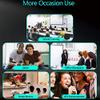 72inch 4:3 Wall Mounted Matte White Projection Pull Down Screen Canvas LED Projector for Home Theater Office view 2