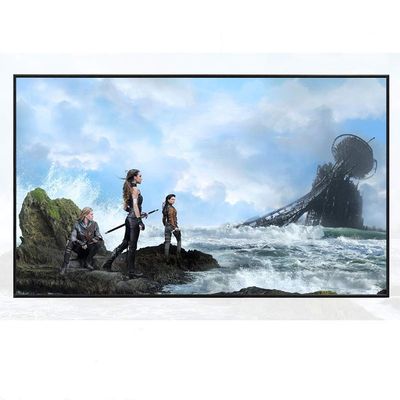 133inch Portable Projector Screen Reflective Fabric Cloth Projection Curtain Highly Increase Brightness for Low Lumen Projectors for Home Theater Outdoor Indoor