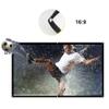 60/72/84/100/120 inch Projector Screen 16:9 White Dacron Diagonal Video Projection Wall Mounted for Home Theater Movie view 3