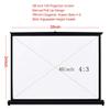40-inch 4:3 Projection Screen Portable Folded Front for DLP Projector Handheld view 2