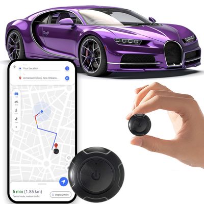 GPS Tracker for Vehicles,Real-Time Location Tracking,No Monthly Fee No Subscription,Mini GPS Tracker Device for Car,Dog,Elderly