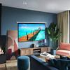 60-84 Inch 16:9 Manual Pull Down Projector Screen Self Locking Matte White Fabric Fiber Glass Movie for Home Theater view 3