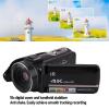ASHATA 4K 64MP Video Camera 18X Digital Camcorder Video Camera 3.0 inch Flip Screen Camcorder Vlogging Camera with 32GB SD Card Two Batteries view 3