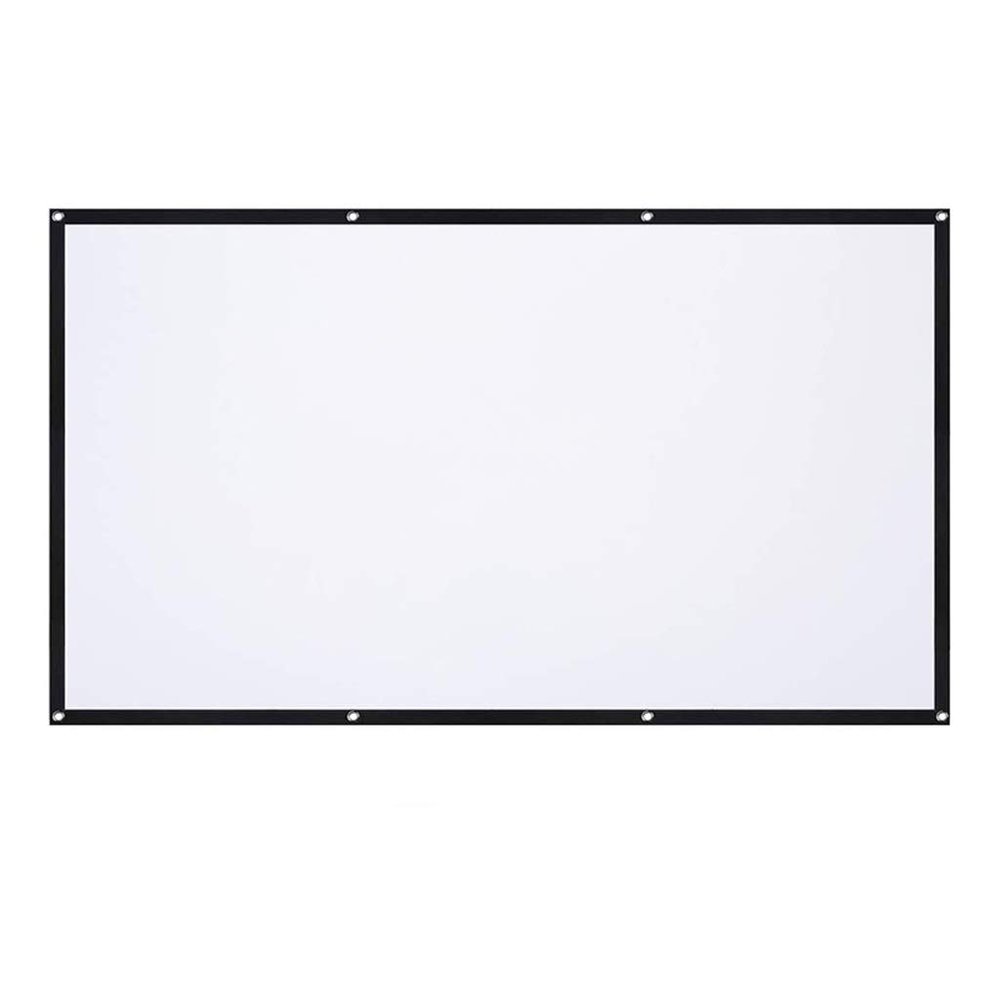 Portable Foldable Projector Screen 16:9 Outdoor Home Cinema Theater 3D Movie 60/72/84/100/120/150 Inch Projection Screens