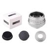 Compatible for Sony E-Mount 35mm F1.6 APS-C Manual Focus Prime Lens N1 FX Micro 4/3 C-M4/3(Silver,E Mount) view 1