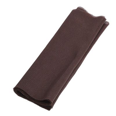 Hapivida Fabric Protective Cloth Cover, Stereo Audio Speaker Mesh Grill Cloth 1.4x0.5m Polyester Anti Dust Easy Clean Cover for Equipment Protection and Decoration (Brown)