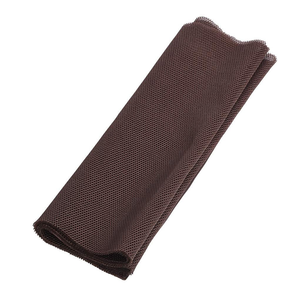 Hapivida Fabric Protective Cloth Cover, Stereo Audio Speaker Mesh Grill Cloth 1.4x0.5m Polyester Anti Dust Easy Clean Cover for Equipment Protection and Decoration (Brown)